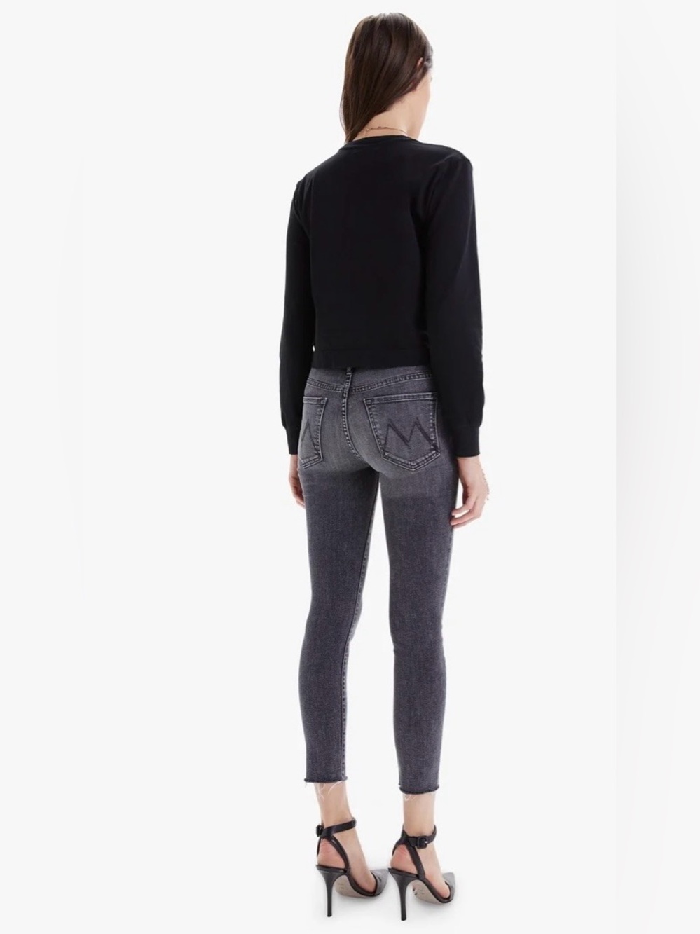 MOTHER - The Stunner Ankle Fray Skinny Jean - Friday the 13th - Size 28